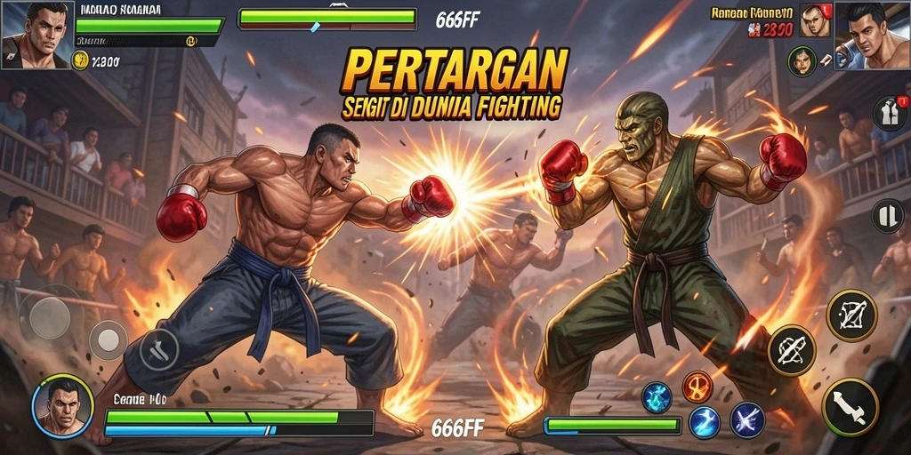 Gameplay seru di 666FF dengan pertarungan penuh aksi.