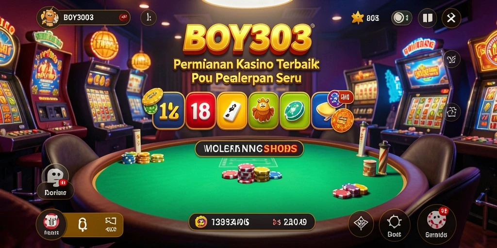 Tampilan gameplay seru dan interaktif dari BOY303 dalam dunia Kasino.