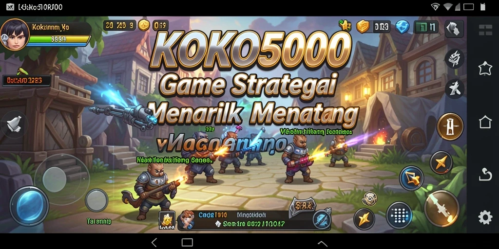 Tampilan gameplay menarik dari KOKO5000 yang menawarkan strategi mendalam.