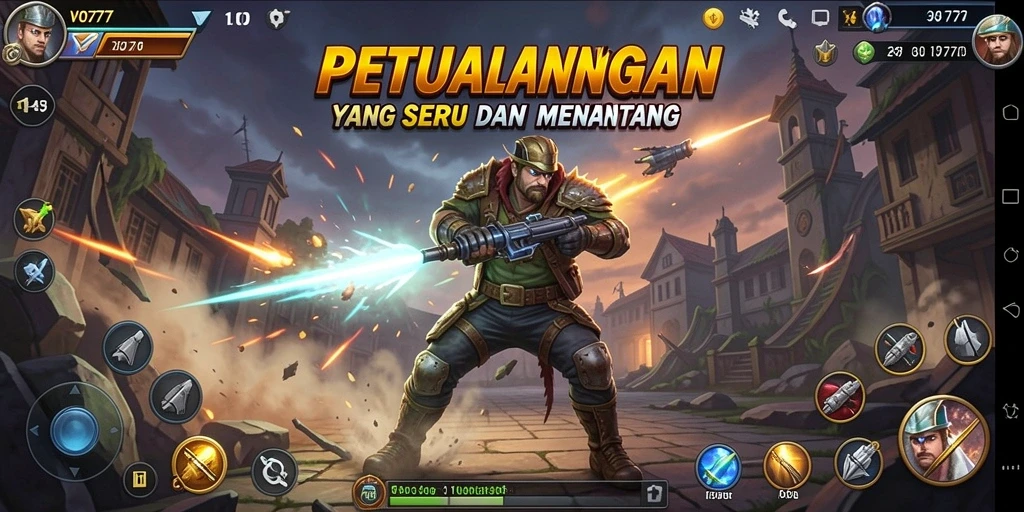 Tampilan menarik dari gameplay aksi seru VO777.